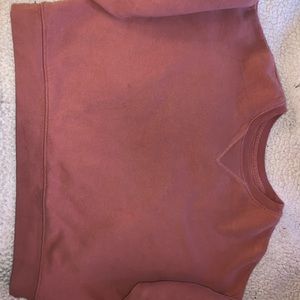 Rosy crop sweater